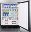 ADA compliant freestanding all-refrigerator for residential use, auto defrost with white exterior