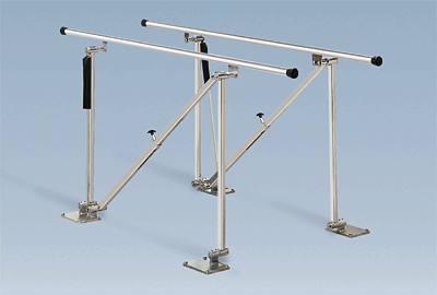 Bailey Single Operator Parallel Bars, Floor Mounted, Adjustable Height - Model 560
