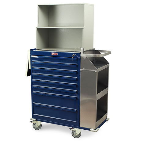 Harloff Deluxe Cast Cart, Keylocking, with Top Storage Compartment (602106), Painted – 6035K-TC