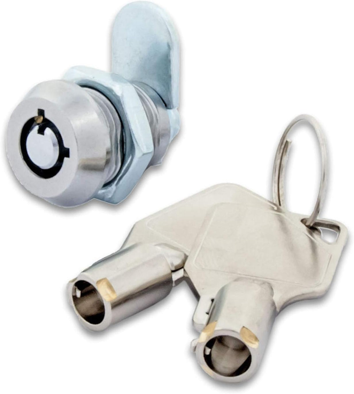 Harloff 3/8 Tubular Cam Lock, With 4 Keys, Stamp 2D131