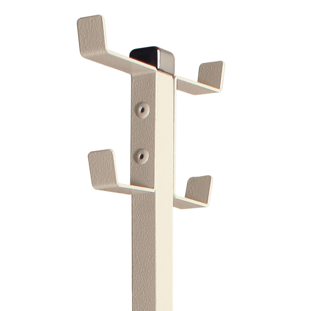 Harloff Medical Cart Coat and Hat Rack, Direct Mount, 680412