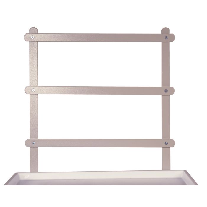 Harloff Back Rail System With 3-24" Rails, Raised, Classic Line - Includes Special Bracket to be compatible with Top