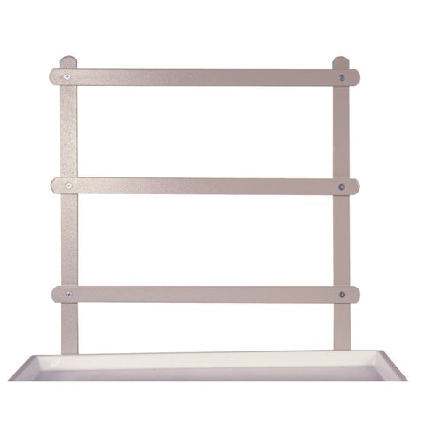 Harloff Back Rail System With 3-24" Rails, Raised, Classic Line - Includes Special Bracket to be compatible with Top