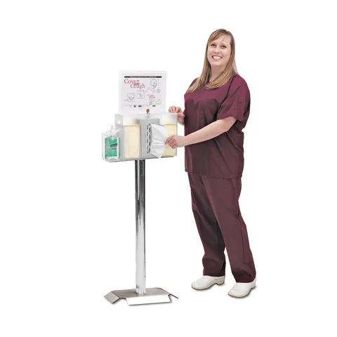 Bowman Dispensers Steel Health & Hygiene Stand