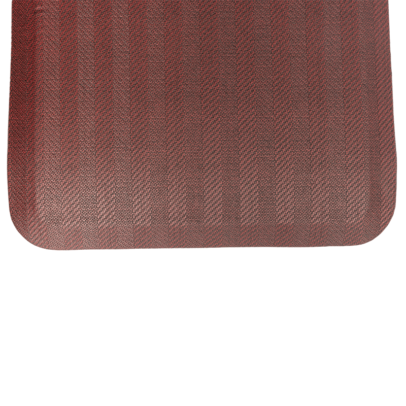 FLATMat w/ Beveled Edge, Woven Pattern 24" x 70" x 3/4", Burgundy