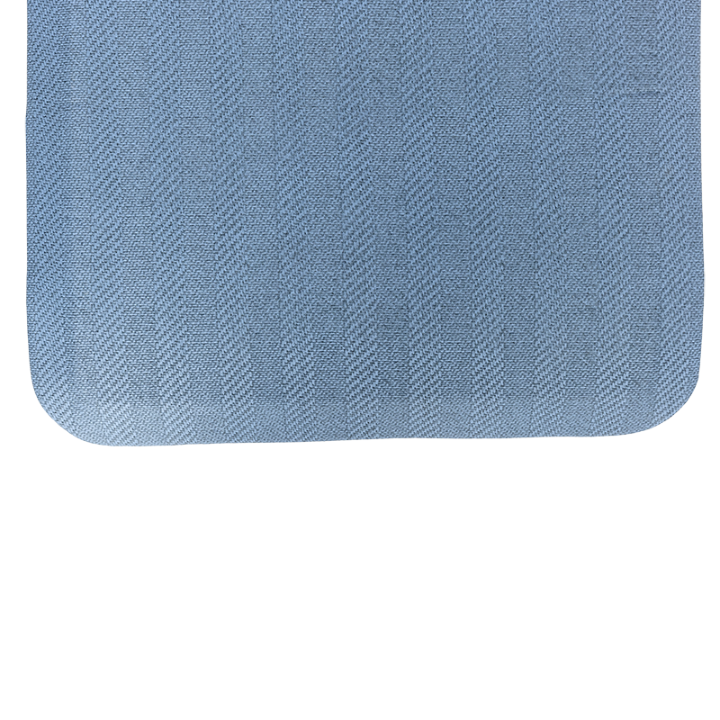 FLATMat w/ Beveled Edge, Woven Pattern 24" x 70" x 3/4", Blue