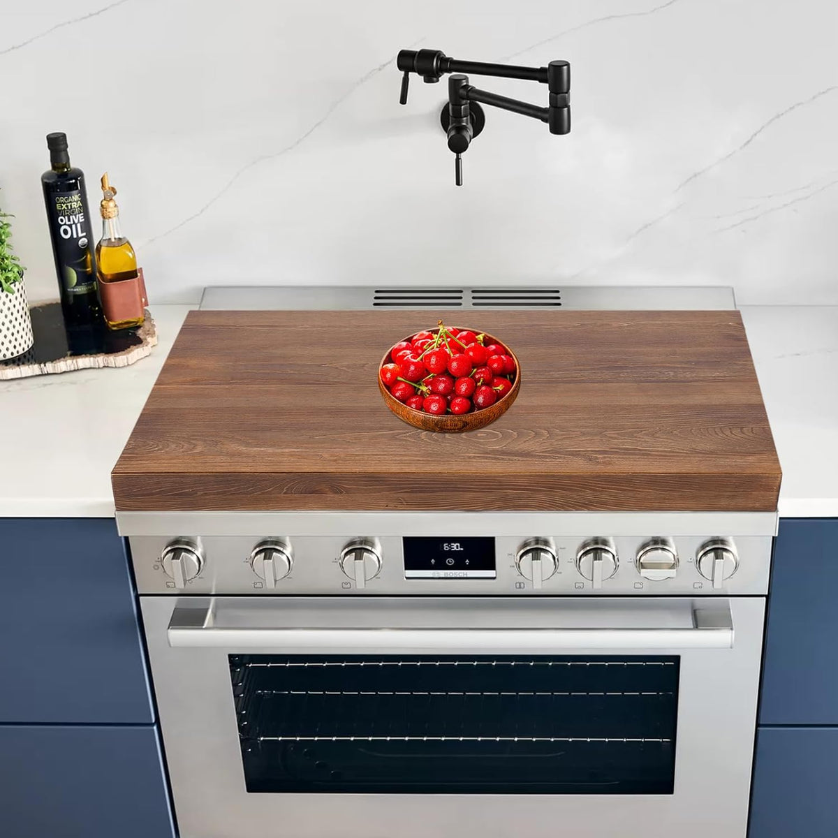 Accucold Replace cooktop on kitchentte with tray and cutting board