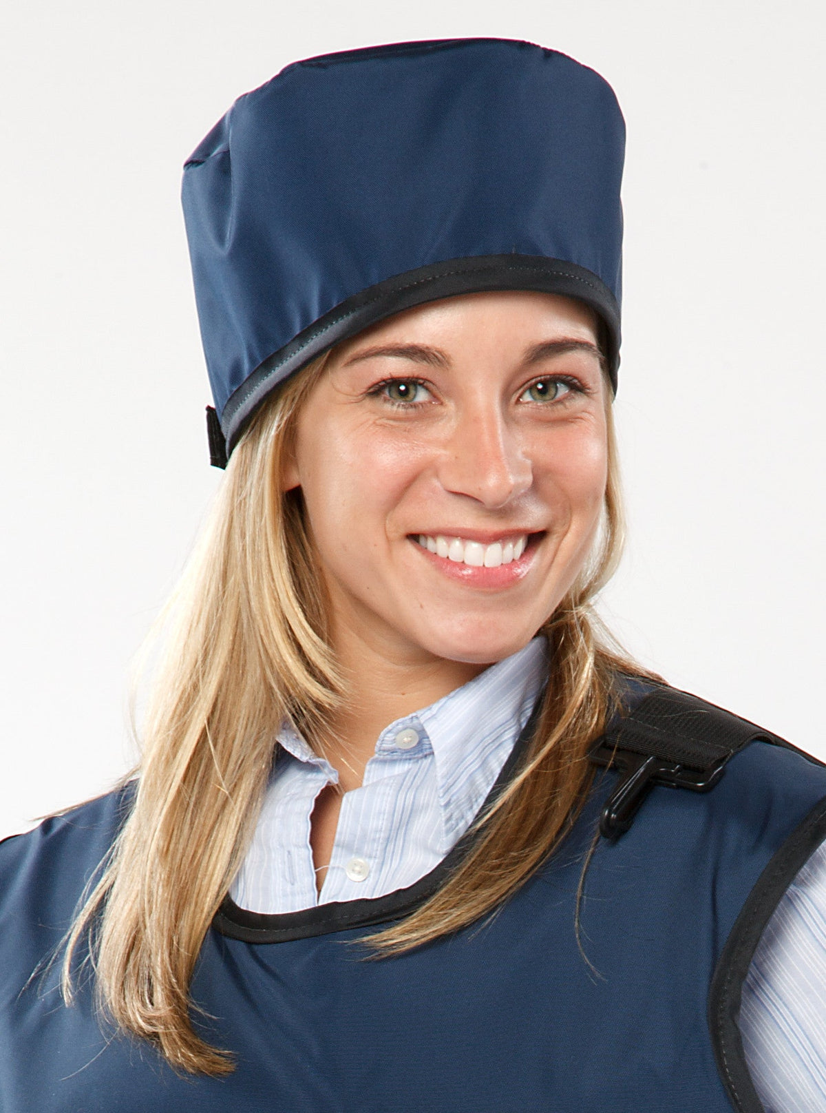 Wolf X-Ray HEAD PROTECTIVE CAP Regular Lead 0.5mm Sides, 0.25 m Top Navy Blue
