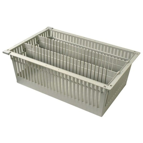 Harloff 8″ Tray for MedStor Max Cabinets, Two Long Dividers, 81032-3