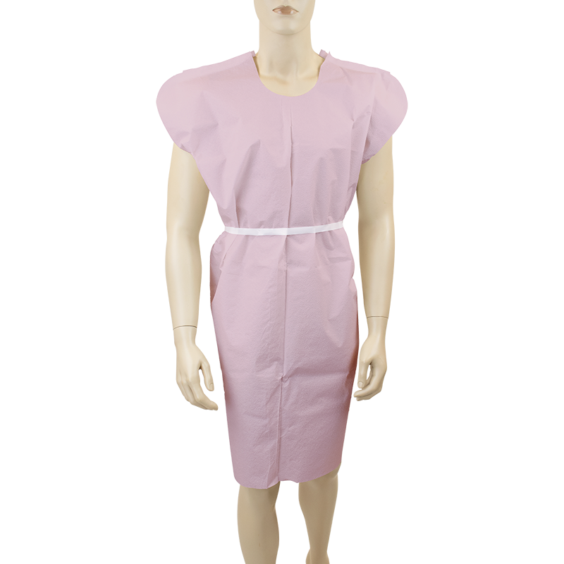 Exam Gown 3 Ply T/P/T Universal Mauve
