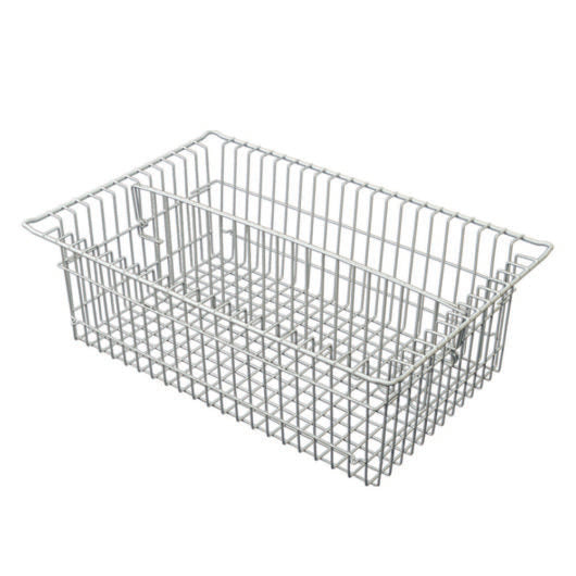 Harloff 8″ Wire Basket for MedStor Max Cabinets, One Long Divider, 81072-1