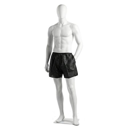 Exam Shorts, Disposable, Black, one size fit most