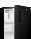 20" wide built-in undercounter ADA compliant refrigerator-freezer with a front lock