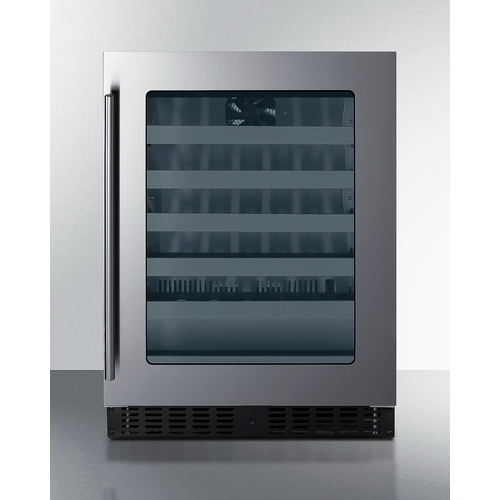 Accucold Shallow 18" deep 24" wide undercounter wine cellar (Model SDHW2442PNR)