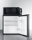 Solid door minibar, hotel safe, and stacking kit