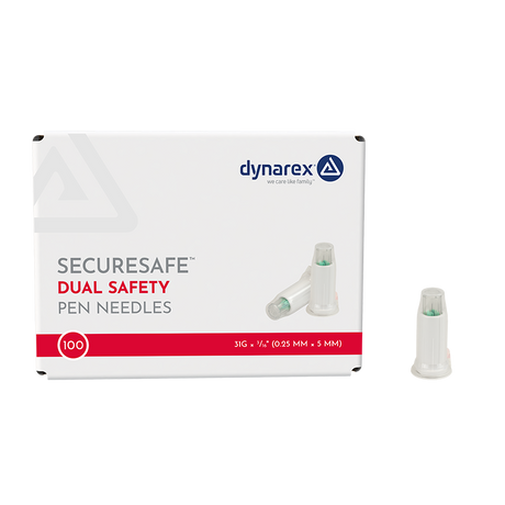 SecureSafe - Dual Safety Pen Needle, 31G, 5mm