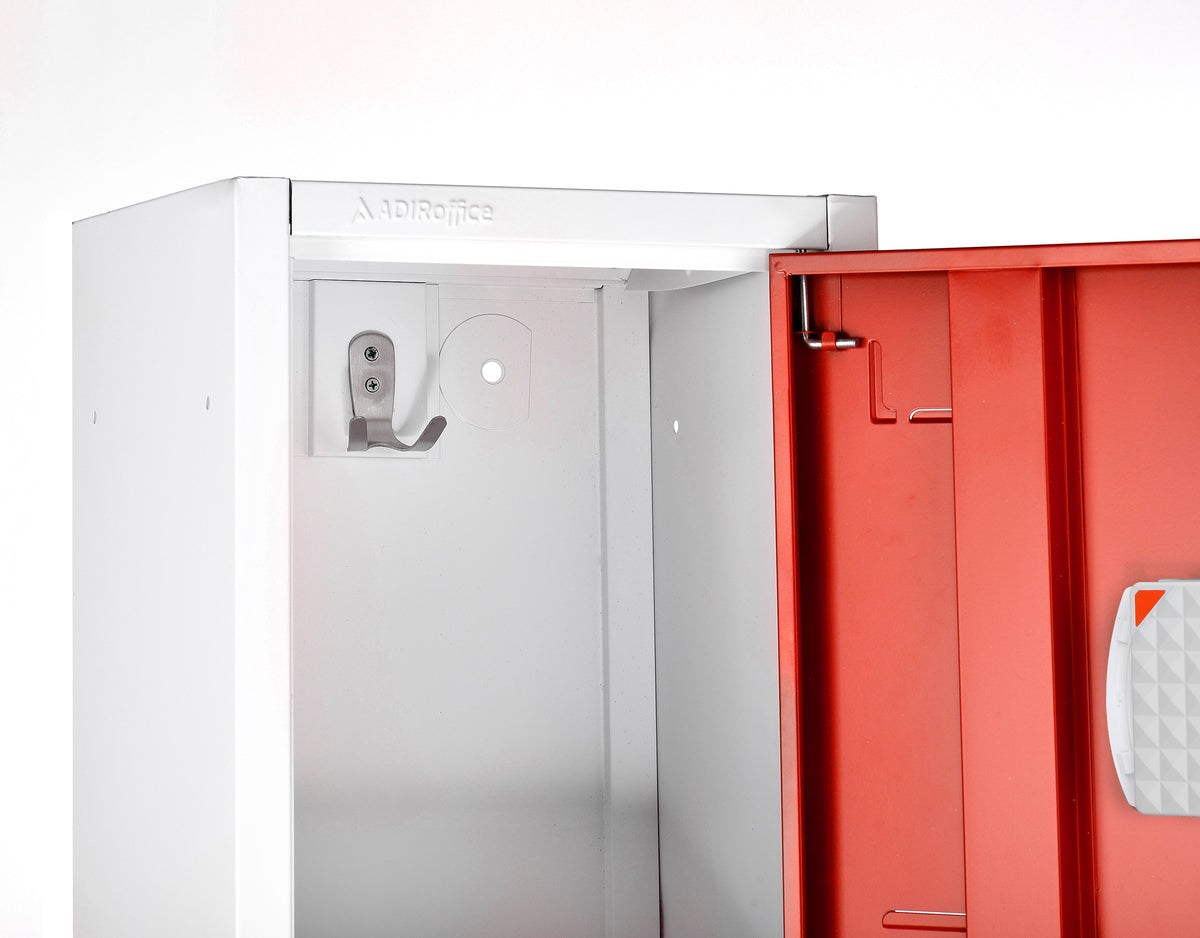 72" H x 12" W 2-Tier Steel Storage Locker with Digital Lock