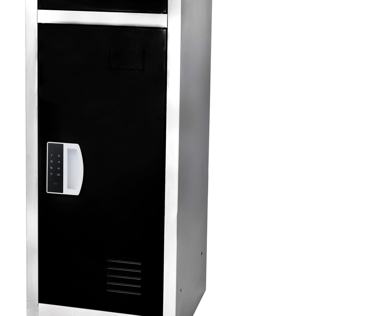 72" H x 12" W Triple Tier Steel Storage Locker with Digital Lock,