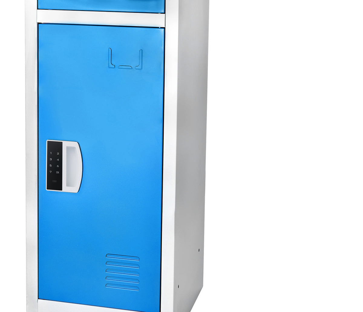 72" H x 12" W Triple Tier Steel Storage Locker with Digital Lock