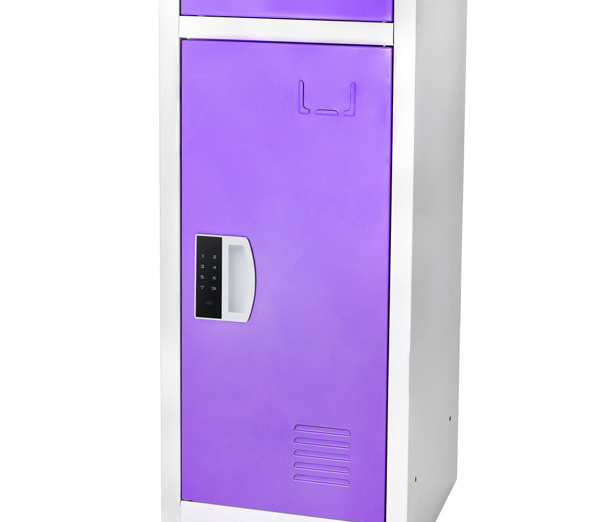 72" H x 12" W Triple Tier Steel Storage Locker with Digital Lock