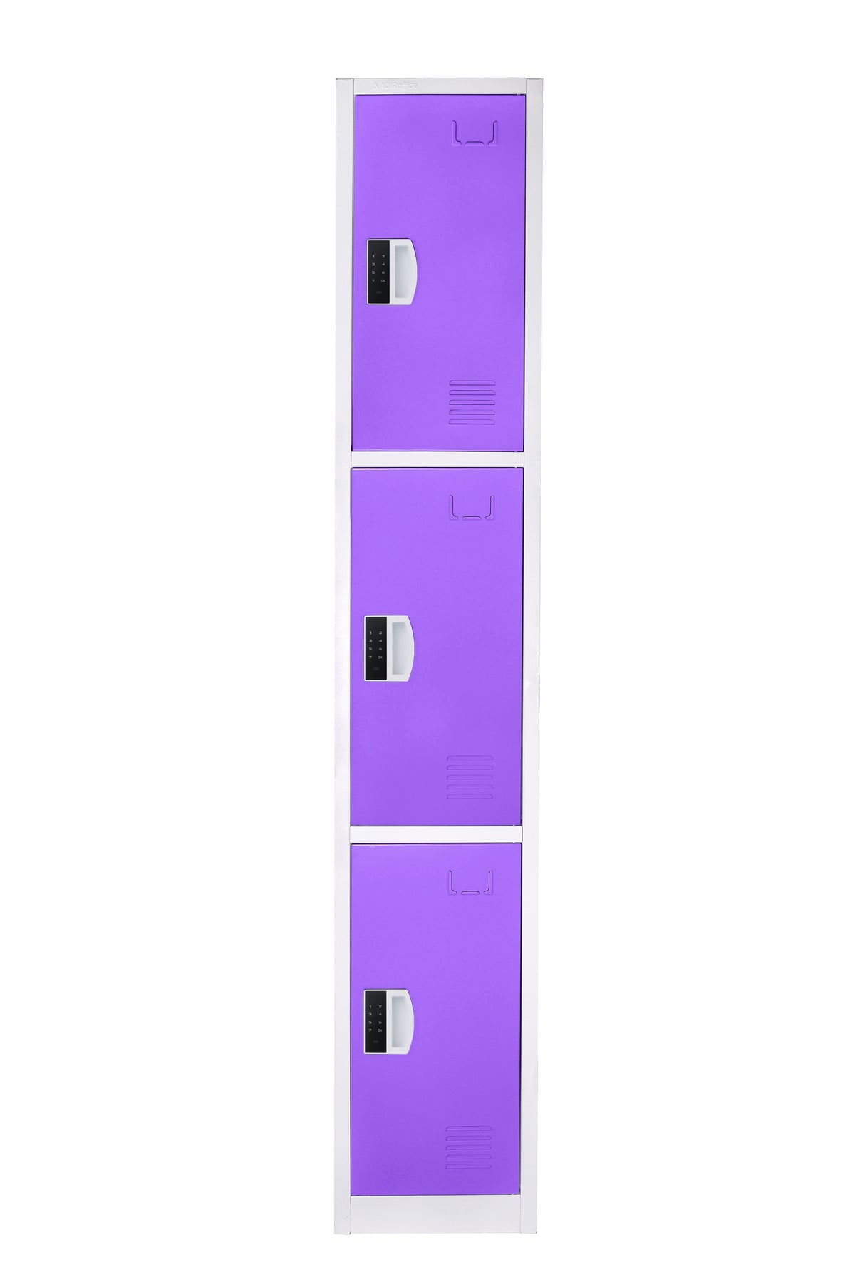 72" H x 12" W Triple Tier Steel Storage Locker with Digital Lock