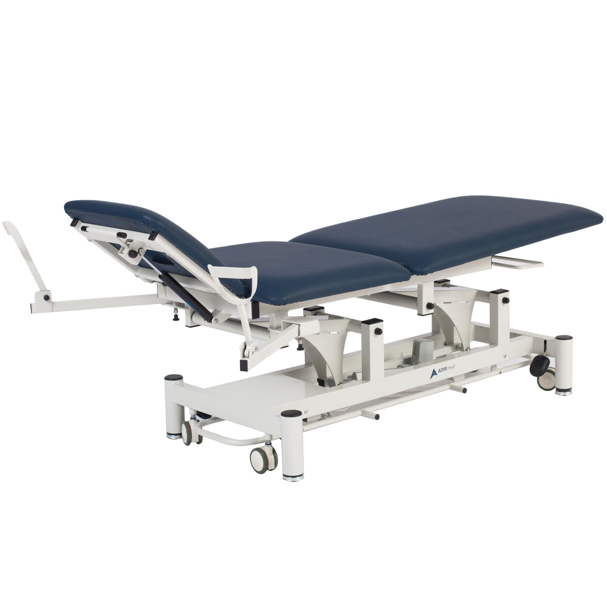 VivaComfort 550 lb. Capacity Elite-Line Antimicrobial Upholstery Adjustable Height Hi-Lo Treatment Table, Black
