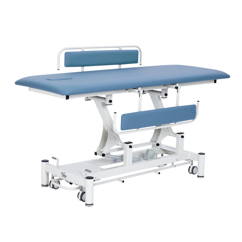VivaComfort Elite-Line 550 lb Antimicrobial Upholstery Adjustable Height Hi-Lo Power Treatment Therapy Table with Padded