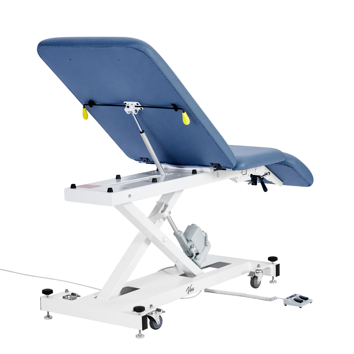 XRO Series 3-Section Electric Height and Back Adjustable Exam Table, 600 lbs. Capacity, Blue