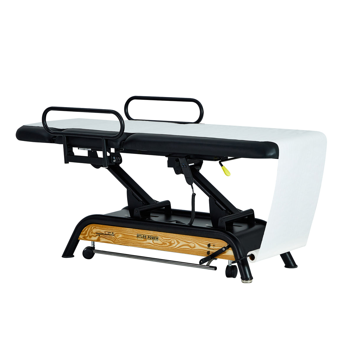 VivaComfort Atlas Treatment Table Guard Rail, Black