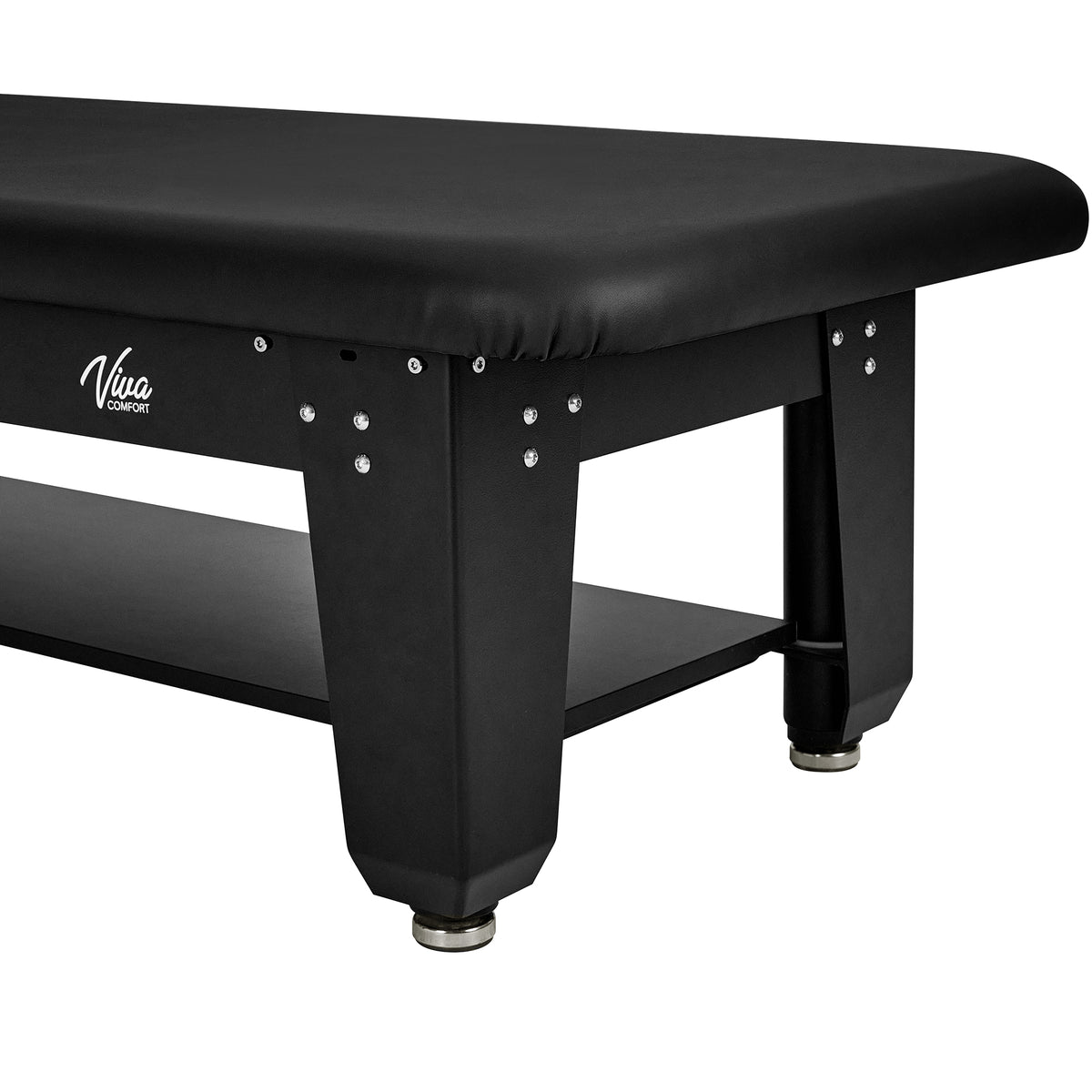 VivaComfort CareLift Bariatric Hi-Lo Medical Rehab Physical Therapy Treatment Table, 6 ft x 30 in, 1500 lb Capacity, Bla