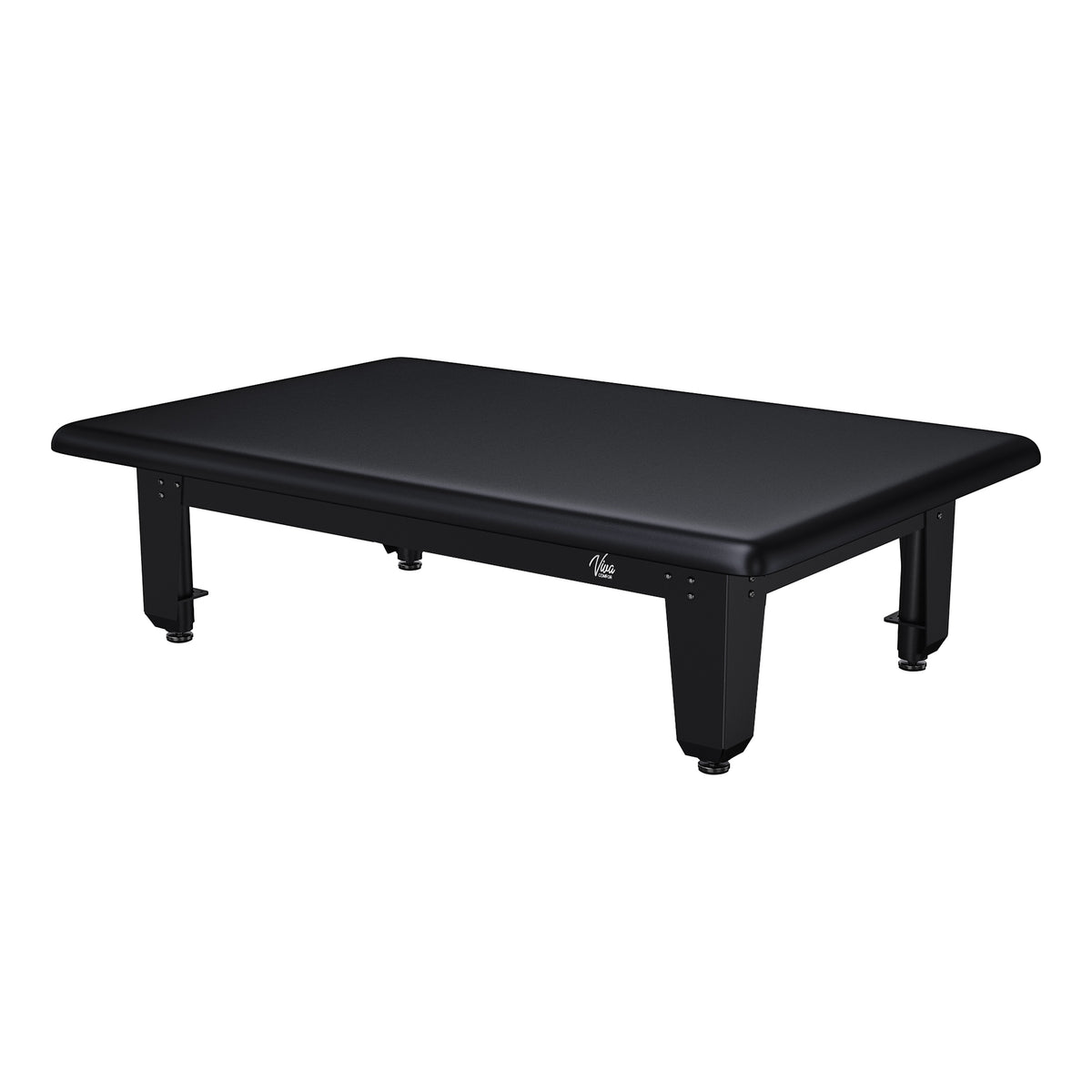 VivaComfort TheraLift Bariatric Hi-Lo Medical Rehab Physical Therapy Treatment Table, 6 ft x 4 ft, 1500 lb Capacity, Bla