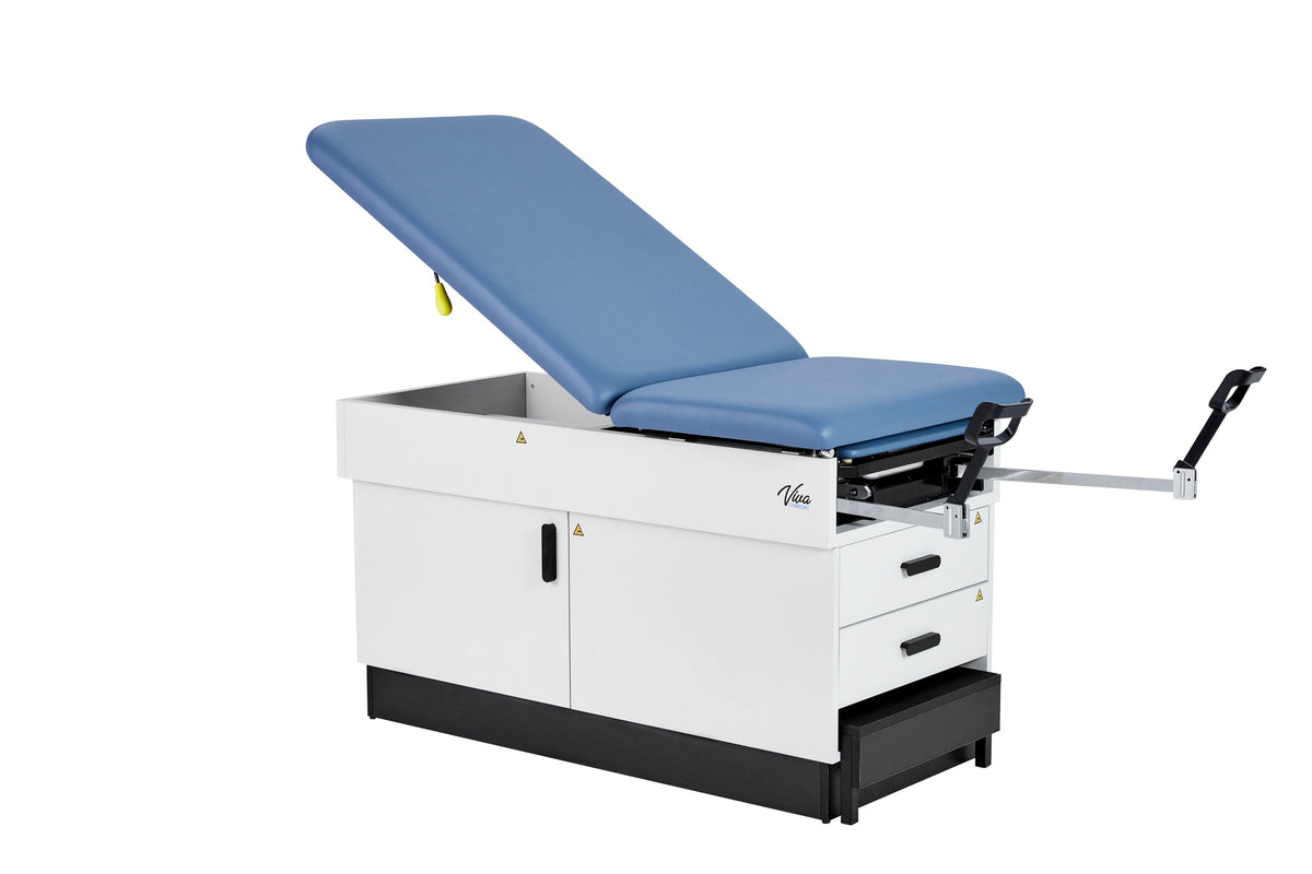 VivaComfort Stirrups for SlimLine Exam Table, Metal