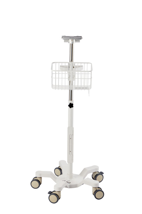 VivaComfort Universal Vital Signs Monitor Mobile Stand with Mounting Plate for Edan M3 Series, White
