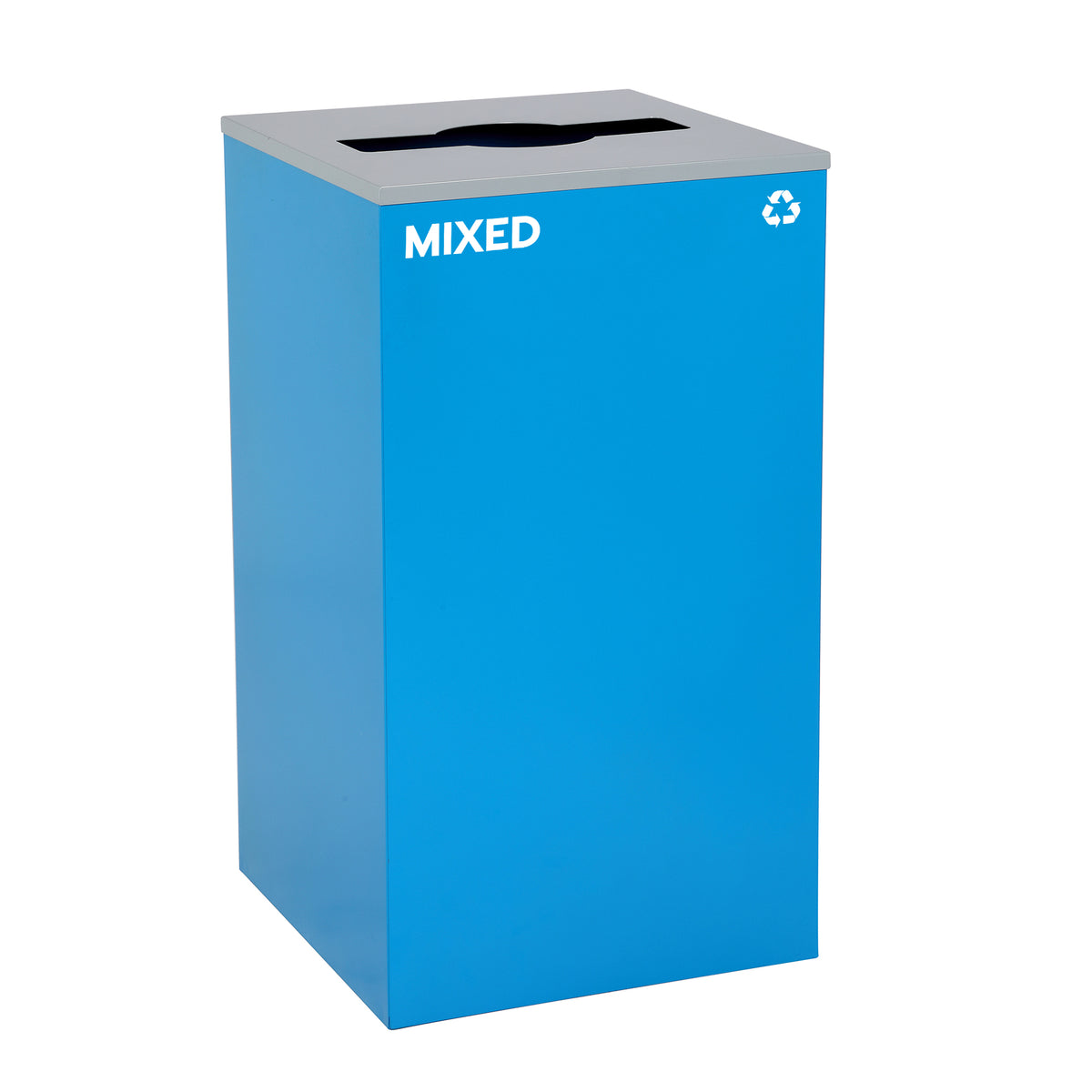 Alpine 87 Gal 3-Stream Bin, Blue Mixed & Green Compost (ALP4450-BLK-KIT19)