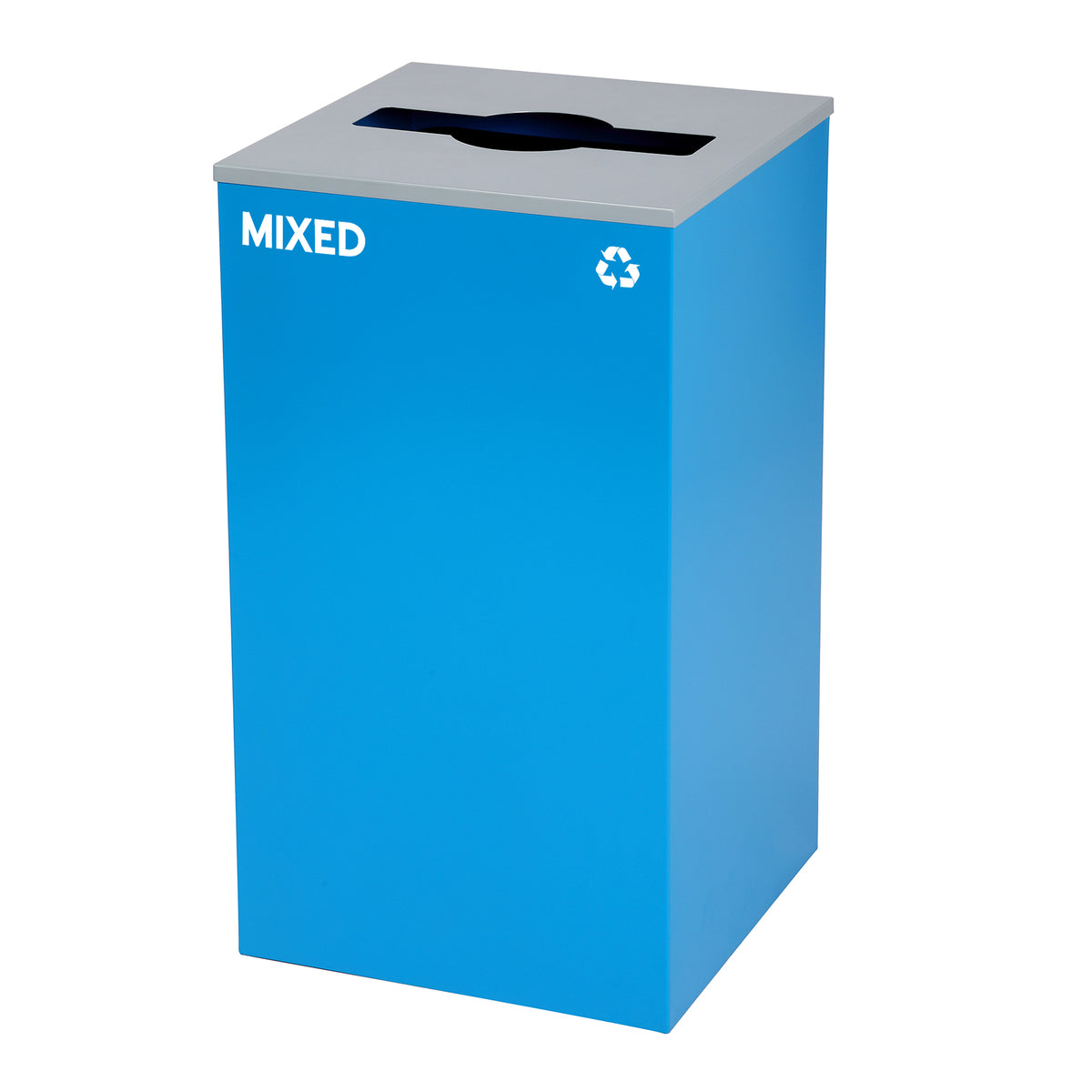 Alpine 87 Gal 3-Stream Bin, Blue Mixed & Green Compost (ALP4450-BLK-KIT28)