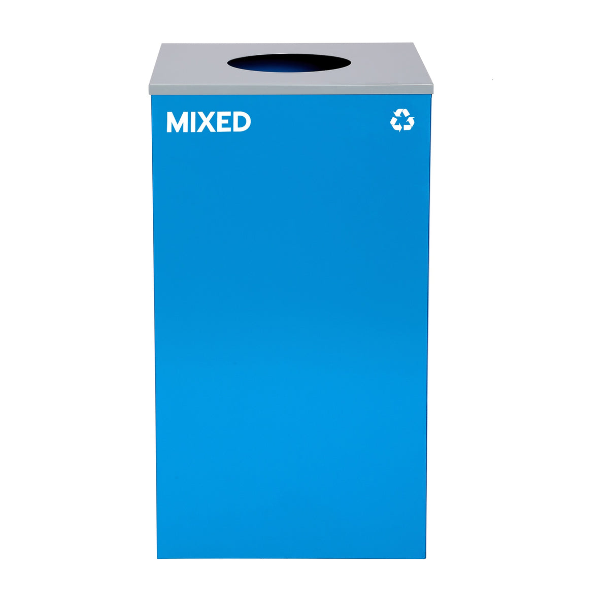 Alpine 87 Gal 3-Stream Bin, Blue Mixed & Green Compost (ALP4450-BLK-KIT33)
