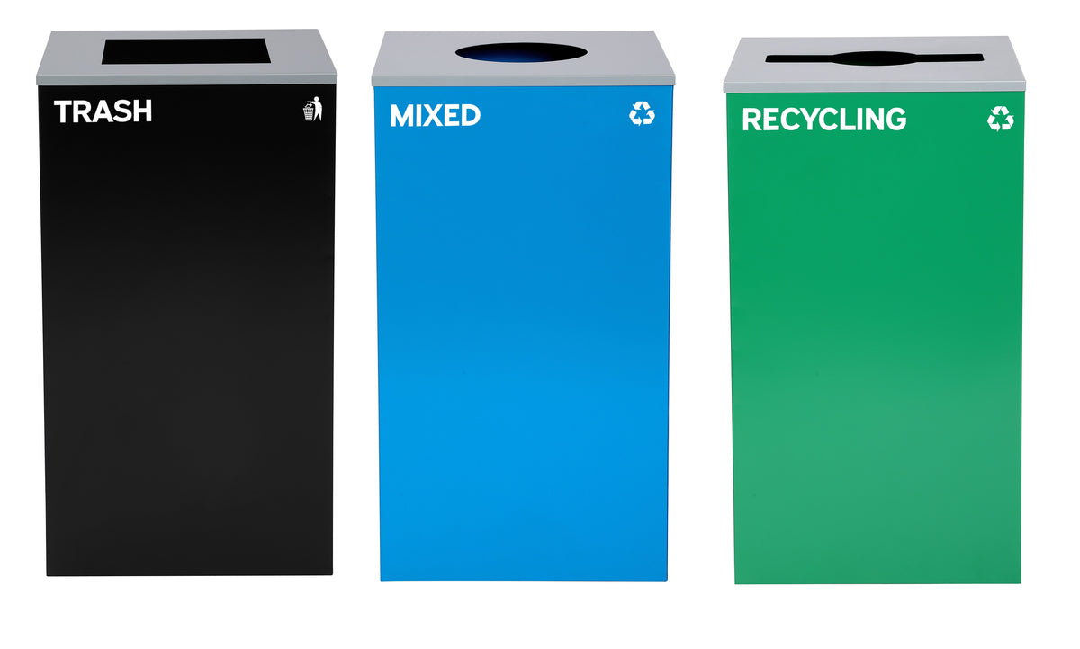Alpine Industries 87 Gal. 3-Stream Steel Blue Mixed, Green