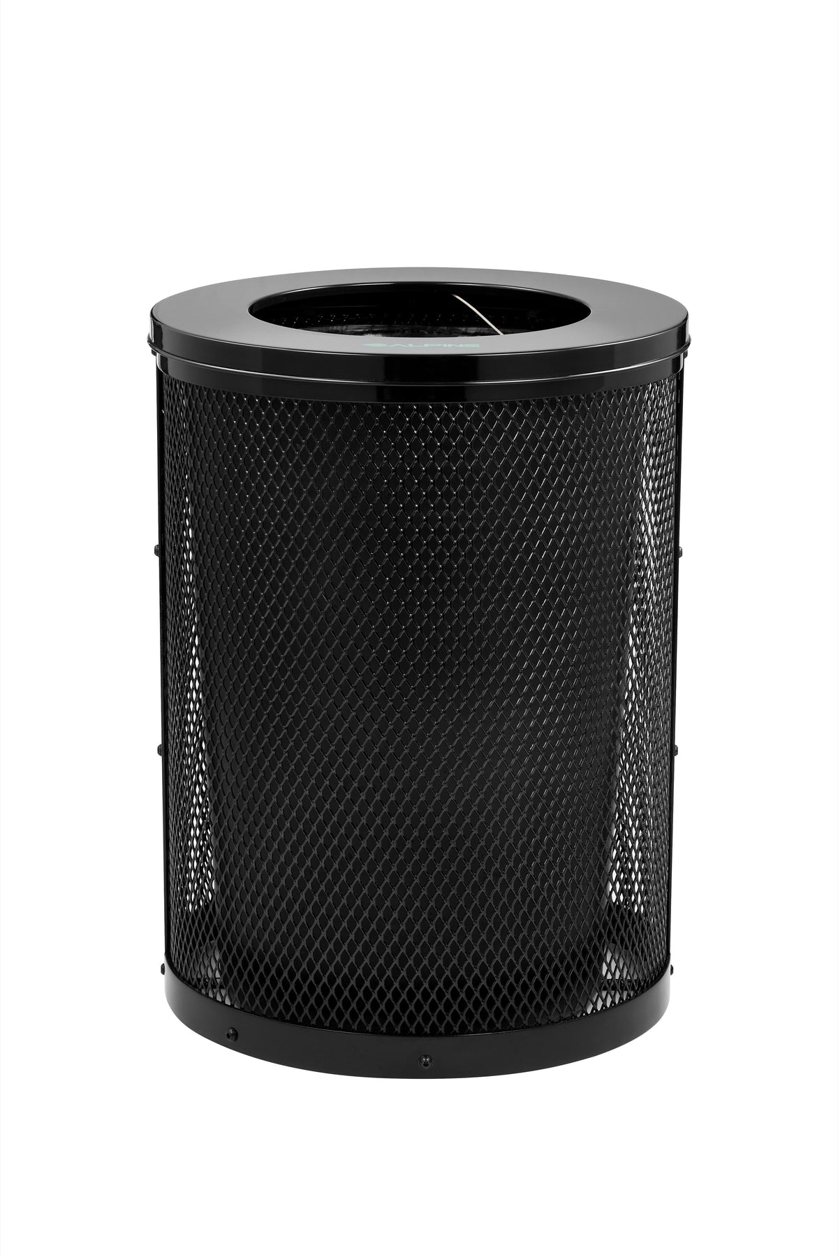 Alpine Industries Outdoor Diamond Steel Trash Can Frame, 36 Gallon