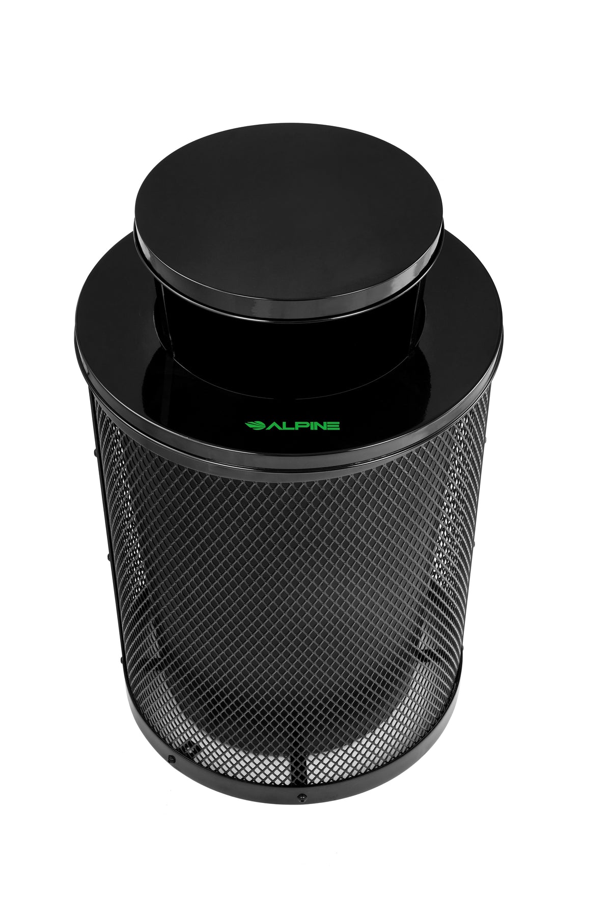 Alpine Industries Steel Rain Bonnet For 36 Gallon Trash Can