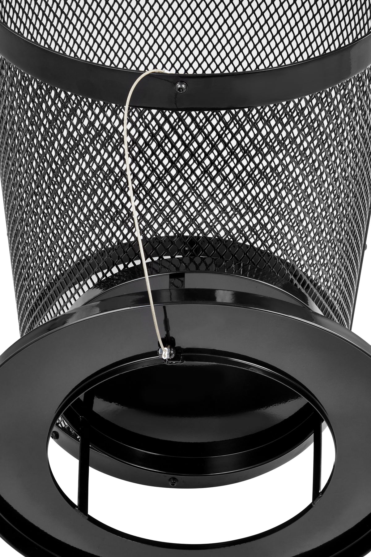 Alpine Industries Steel Rain Bonnet For 36 Gallon Trash Can
