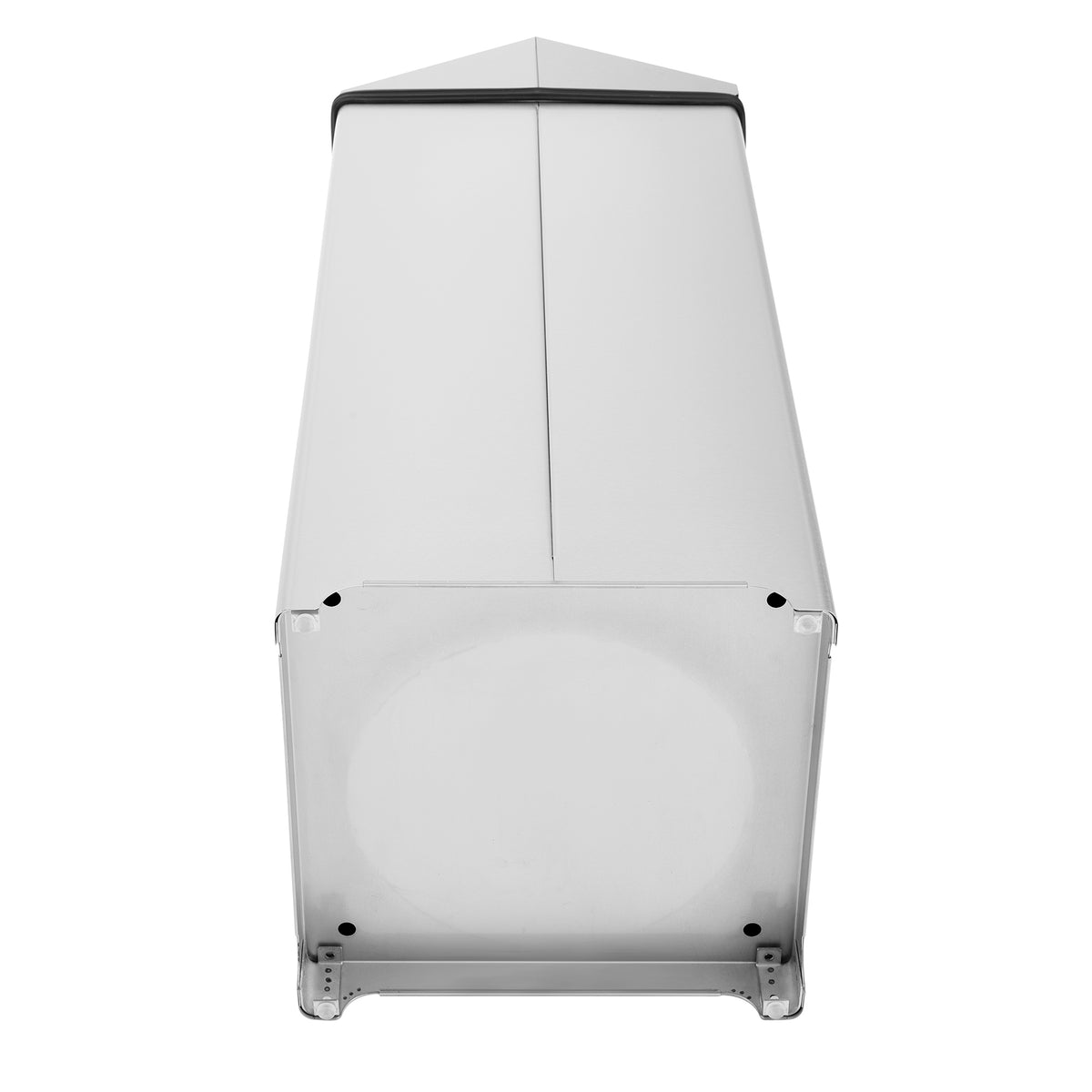 Alpine Industries 20 Gallon Stainless Steel Indoor Trash Can with Swing Lid, 20 Gallon, Stainless Steel