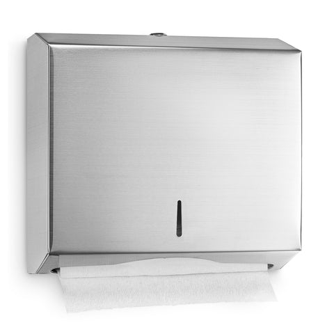 C-Fold/Multifold Paper Towel Dispenser, Stainless Steel Brushed