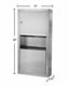 Surface Mounted Paper Towel Dispenser / Waste Receptacle