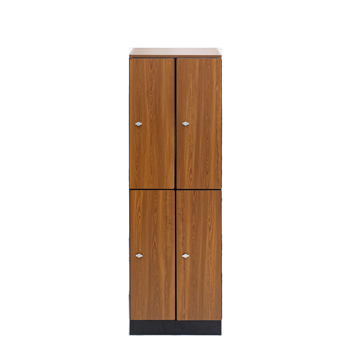 Alpine Industries Double Column, 2 Compartment, Tier Locker, Oak