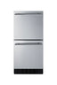 18" Deep 15" Wide Undercounter Ada Height Drawer Refrigerator