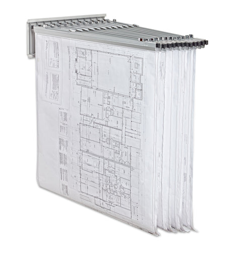 Large File Pivot Wall Rack for Blueprints