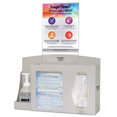 Bowman Dispensers Cover Your Cough Compliance Kit (Model BD201-0012)