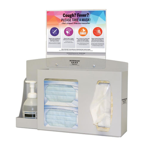 Bowman Dispensers Cover Your Cough Compliance Kit (Model BD202-0012)