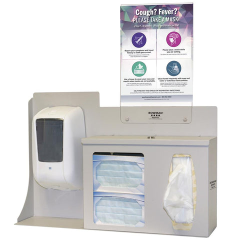 Bowman Dispensers Cover Your Cough Compliance Kit (Model BD205-0012)