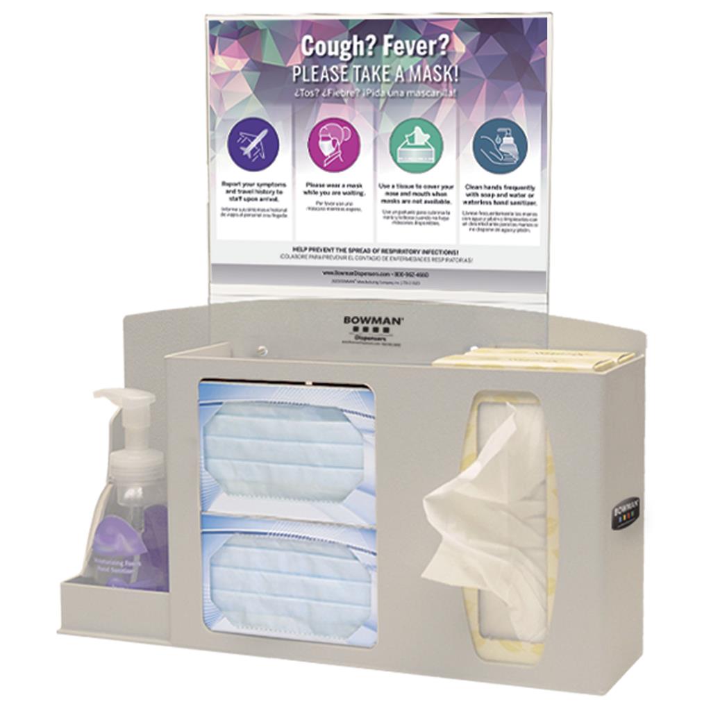 Bowman Dispensers Cover Your Cough Compliance Kit (Model BD212-0012)